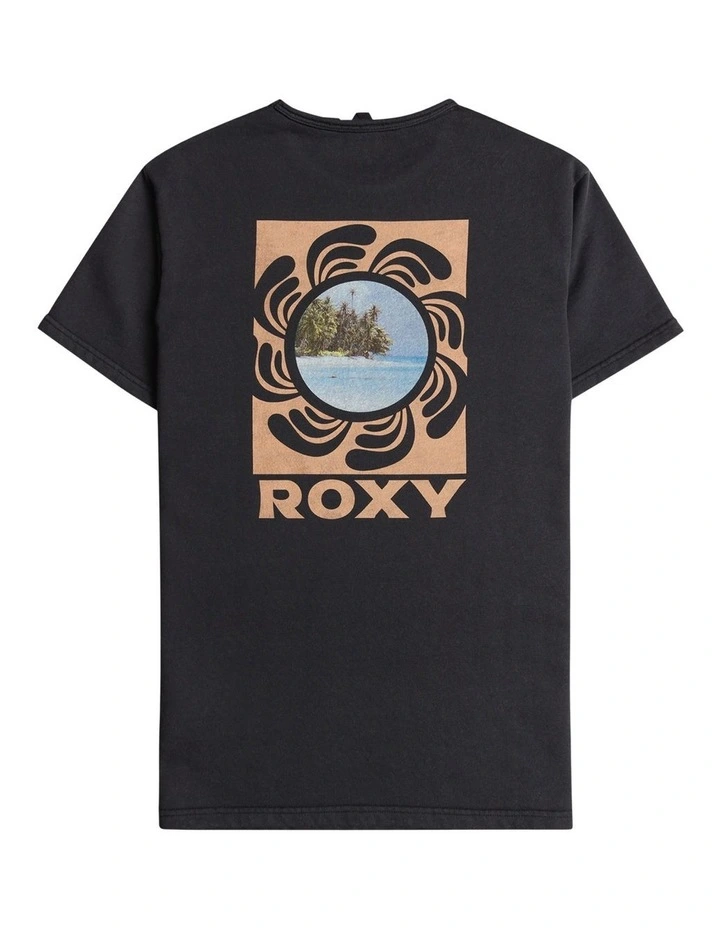 Late Night Talking Short Sleeve Tee in Anthracite