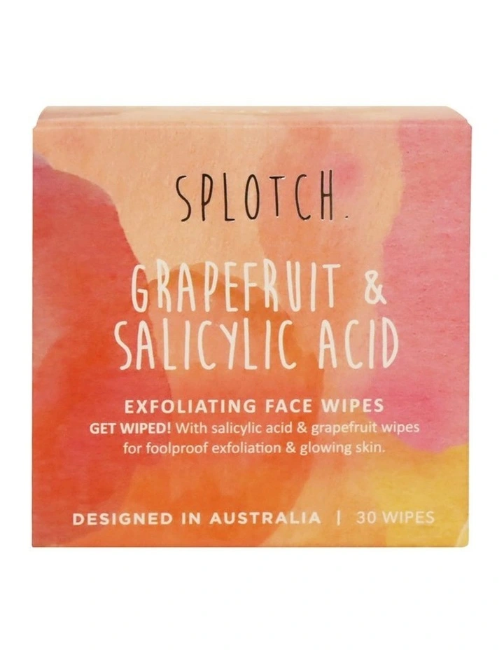 Splotch Grapefruit & Salicylic Acid Exfoliating Wipes 30 Pieces