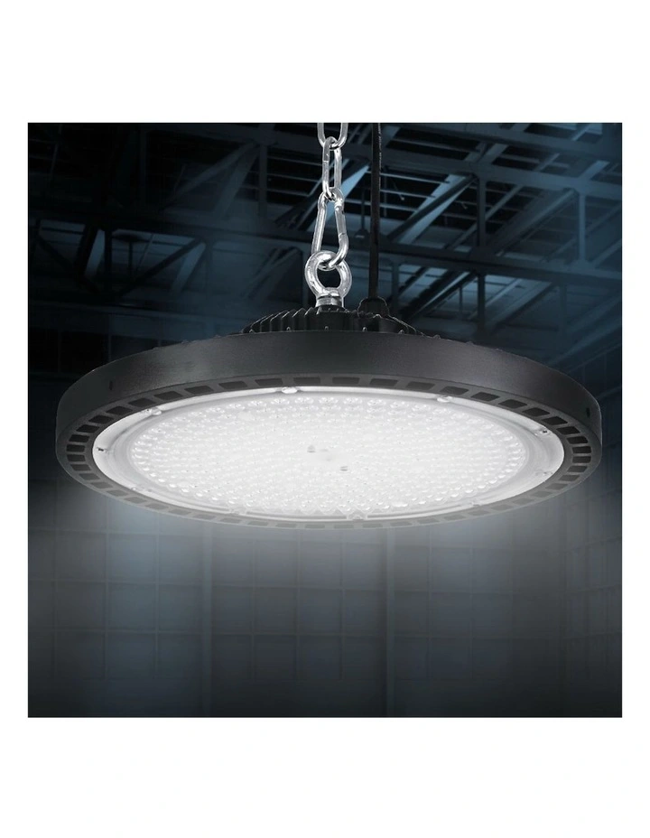 LED High Bay Lights 200W UFO Industrial Workshop Warehouse Factory Lamp