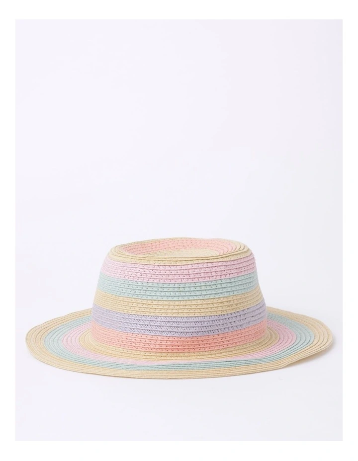 Pastel Hat in Rainbow