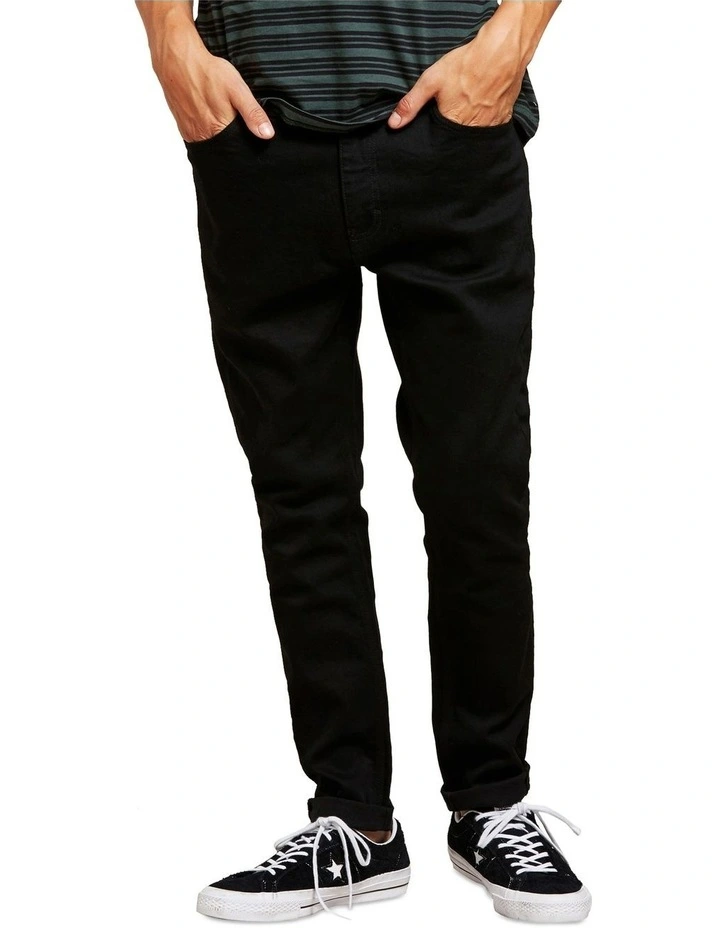 Z-Two Slim Tapered Jeans in Black