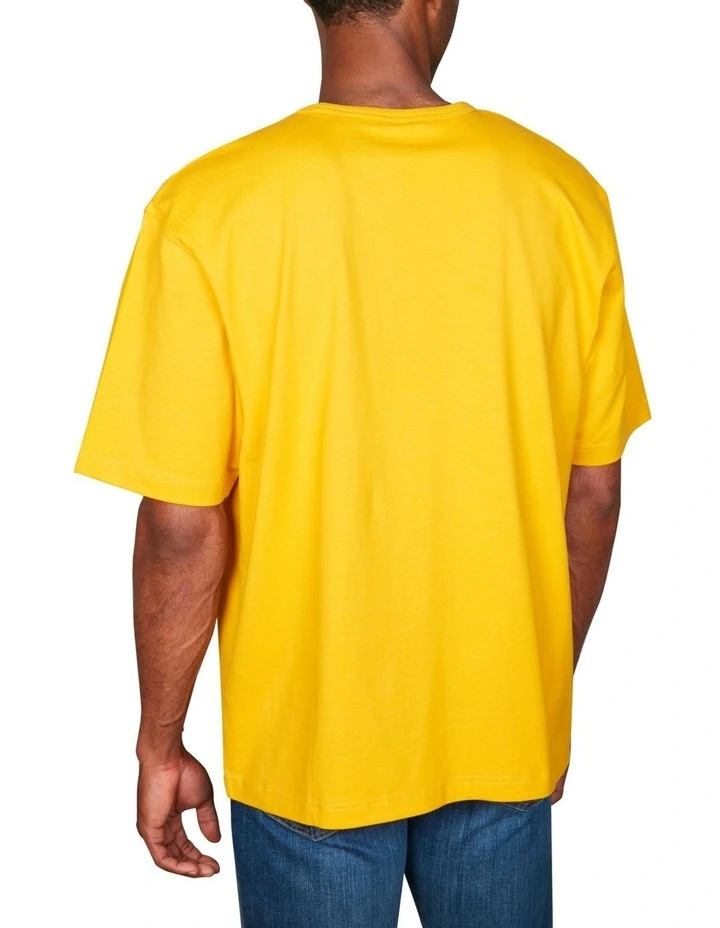 USA T-shirt in Sunflower Yellow