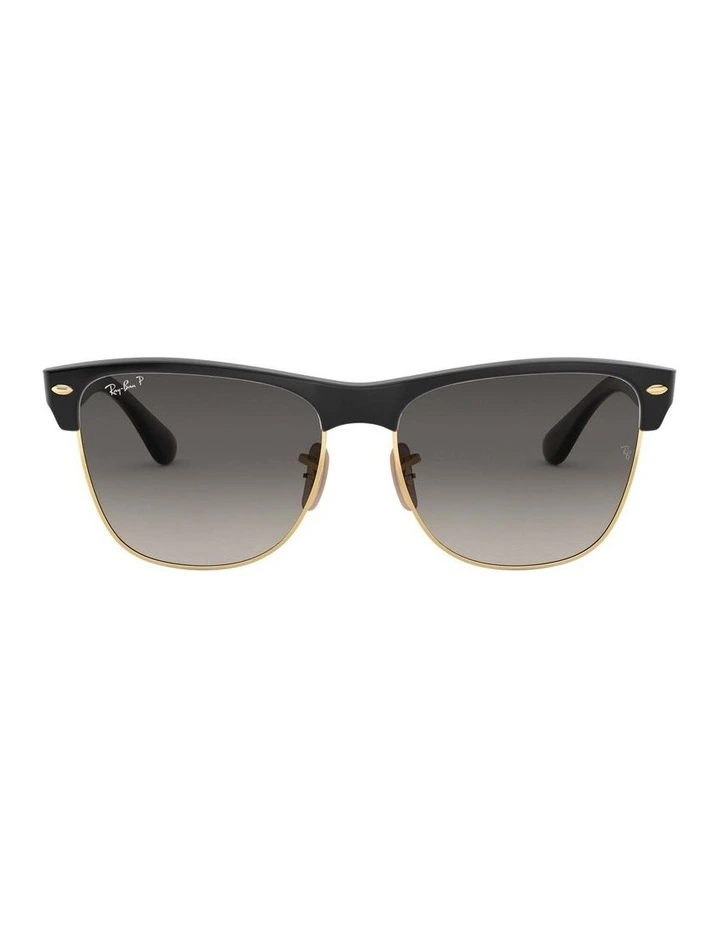 Clubmaster Oversized Black RB4175 Polarised Sunglasses