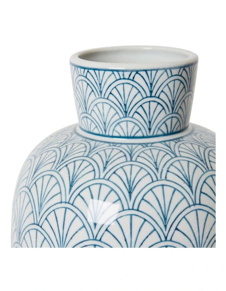 Haruka Vase 33cm in Blue