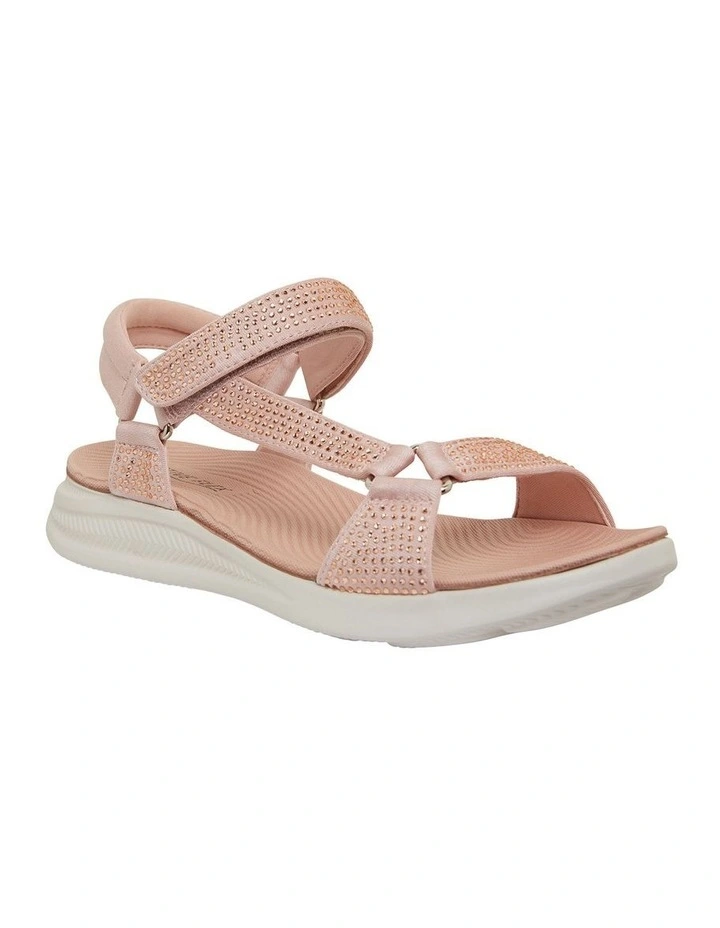 Naples Blush Diamante Sandals