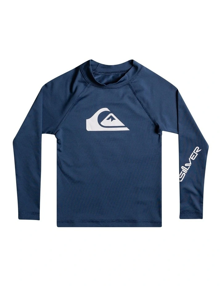 All Time Long Sleeve Upf 50 Rash Vest Navy