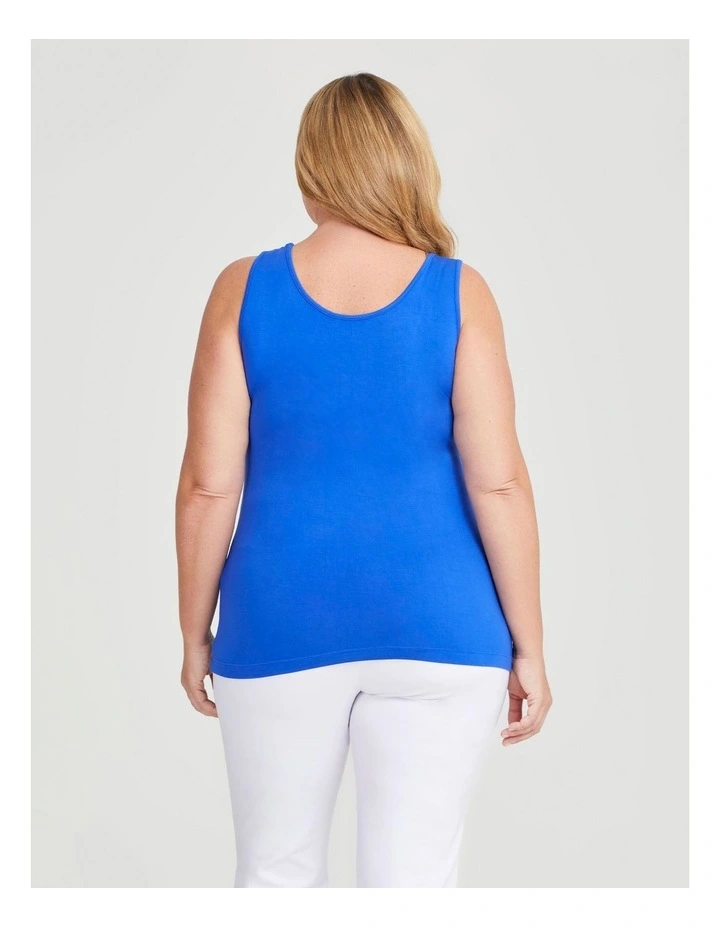Bamboo Base Cami Top in Coastal Blue