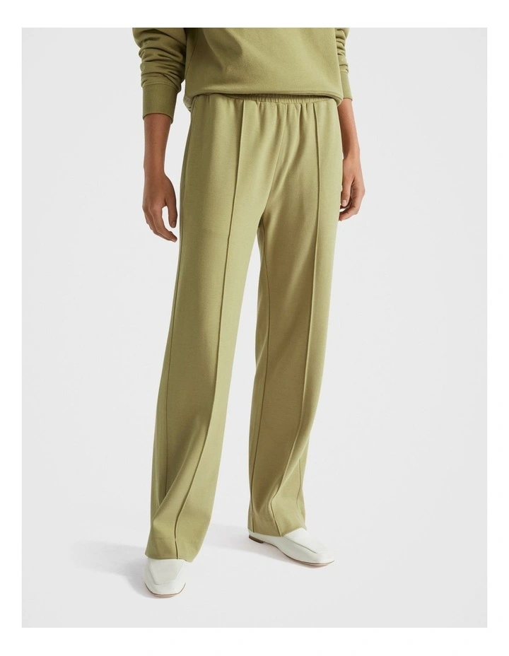 Double Knit Jogger in Green