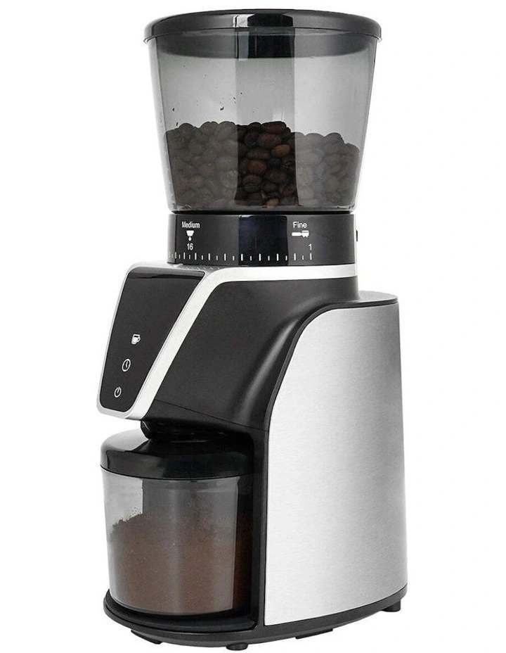 Electric Burr Coffee Bean Grinder in Black