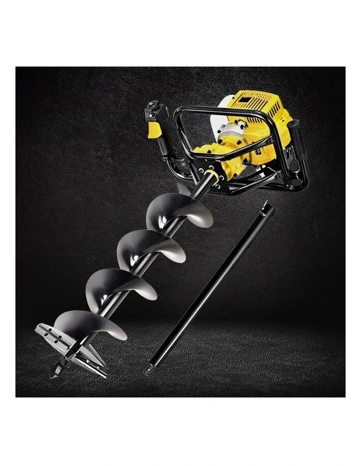 Giantz 92CC Petrol Post Hole Digger Auger Drill Borer Fence Earth Power