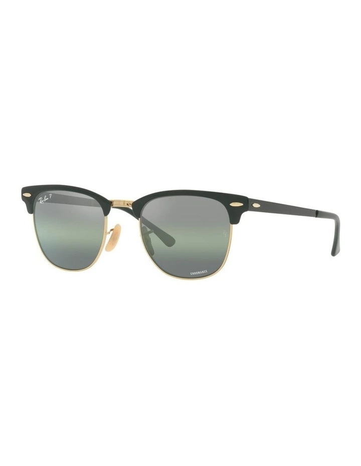CLUBMASTER METAL Polarised Sunglasses In Black