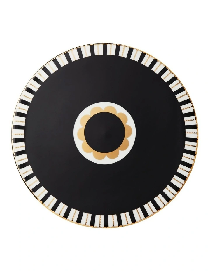 Gift Boxed Teas & C's Regency Footed Cake Stand 28cm in Black