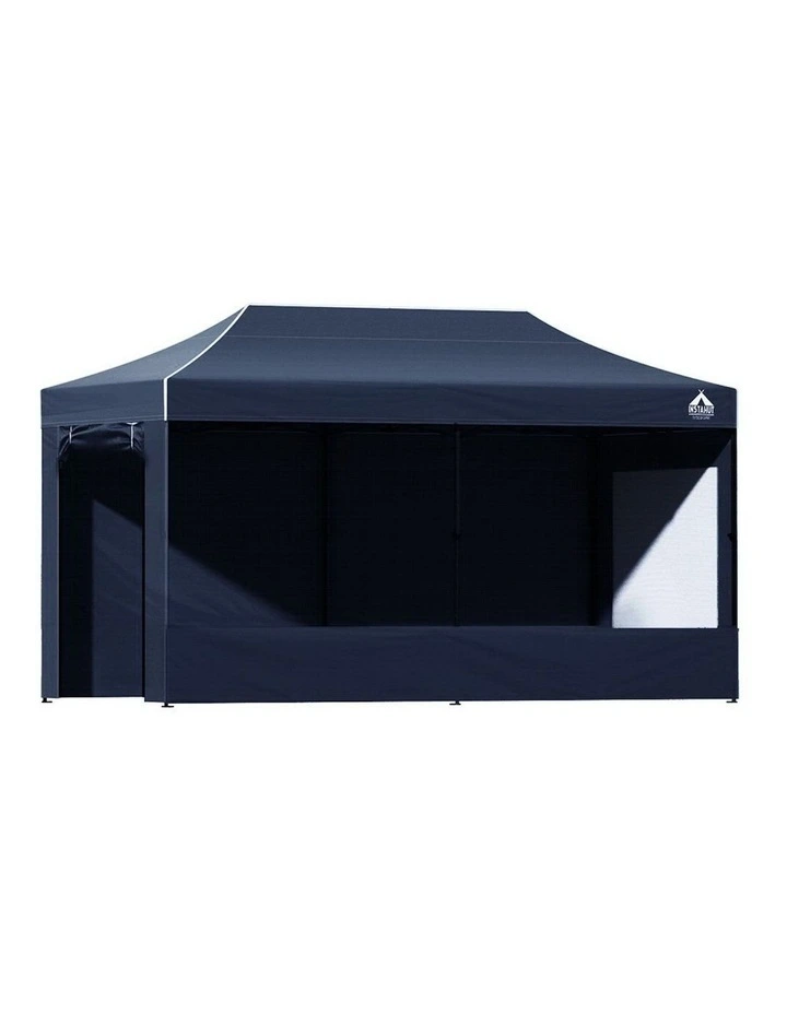 Gazebos Camping Outdoor Shade Canopy in Blue