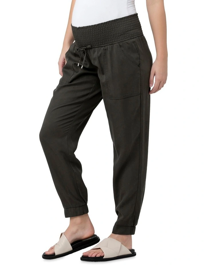 Tencel Off Duty Pant in Green