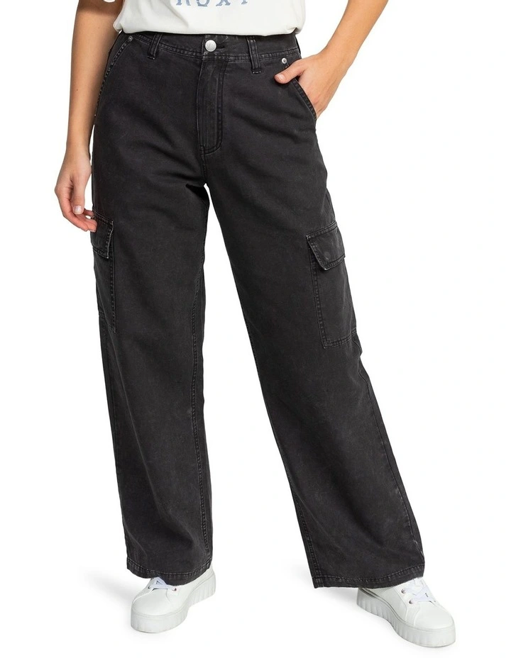 Left Again Cargo Trousers in Phantom