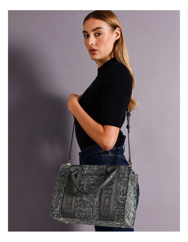 Barbados Tote Bag in Tweed
