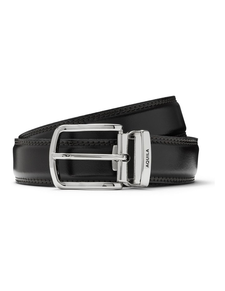 Todd Leather Belt in Black