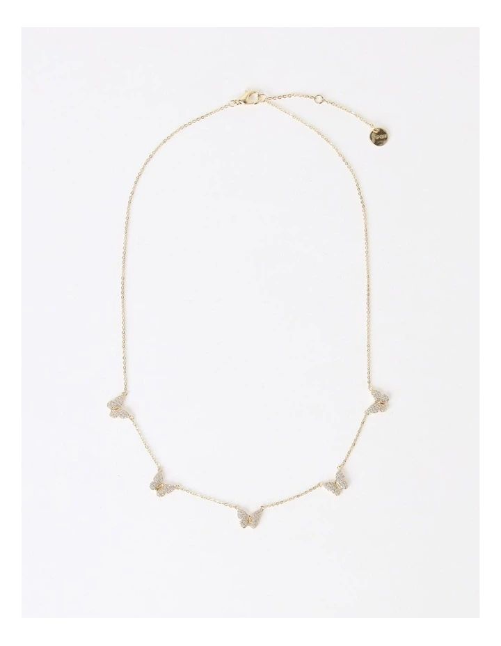 Butterfly Necklace in Gold