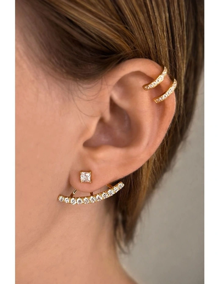 Complete Ear Jacket in Gold