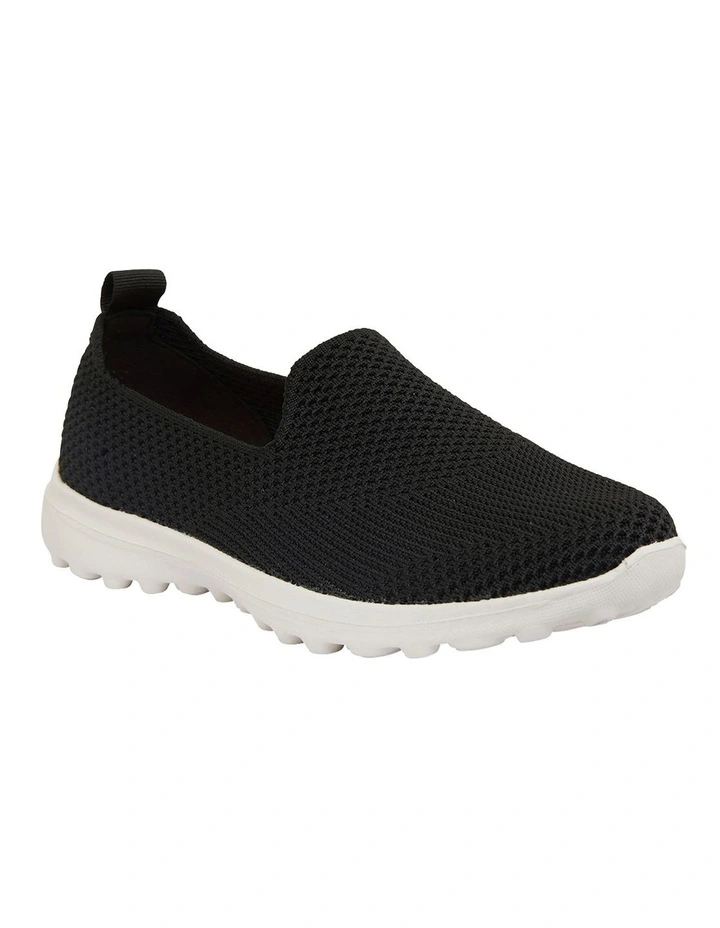 Peak Black Stretch Sneakers