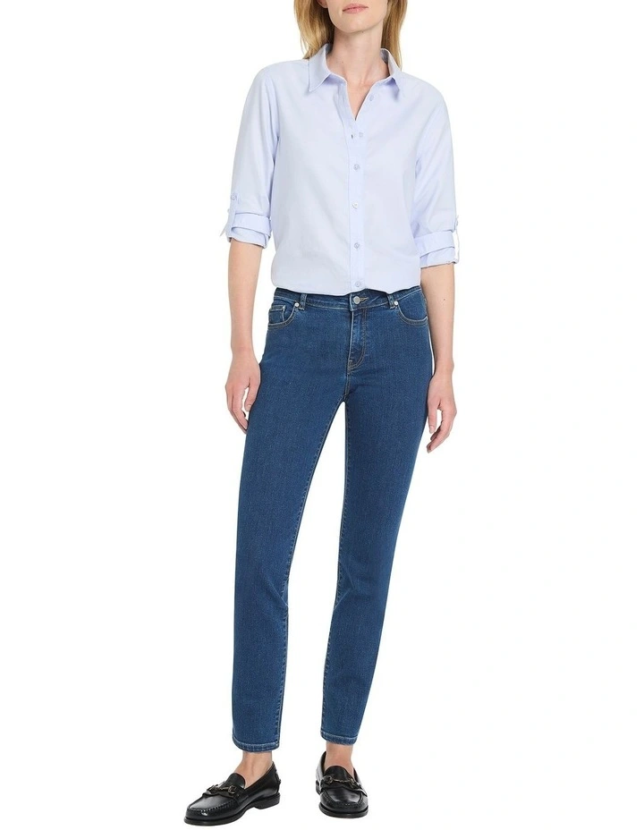 Marie Oxford Shirt in Blue