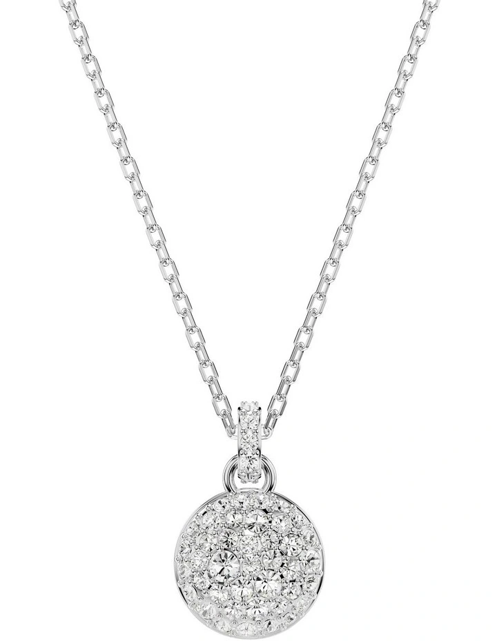 Meteora Pendant Rhodium Plated in White