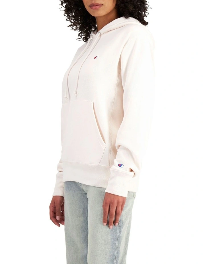 Reverse Weave French Terry Hoodie in Milkcap