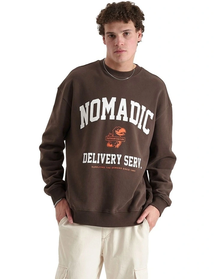 Amore Relaxed Sweater in Hot Fudge