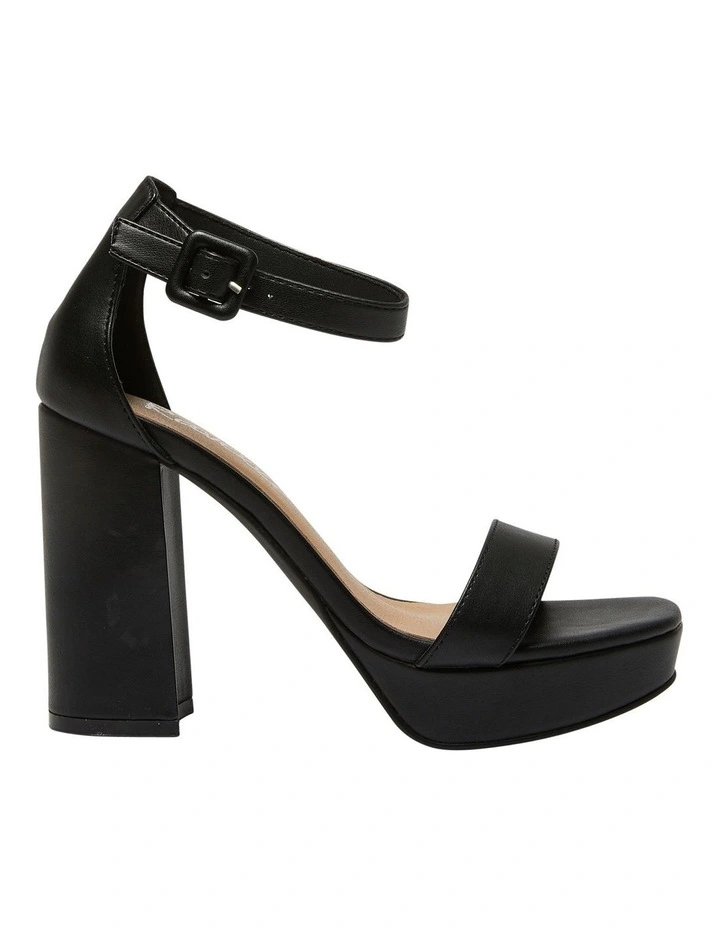 Lexi Smooth Sandals in Black