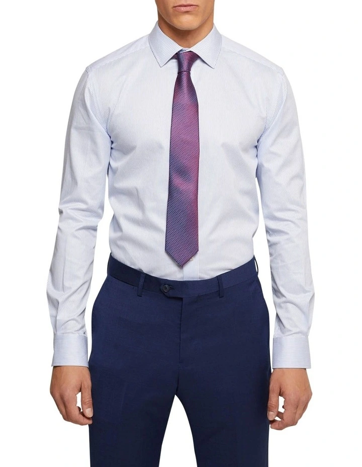 Beckton Stripe Shirt in Sky