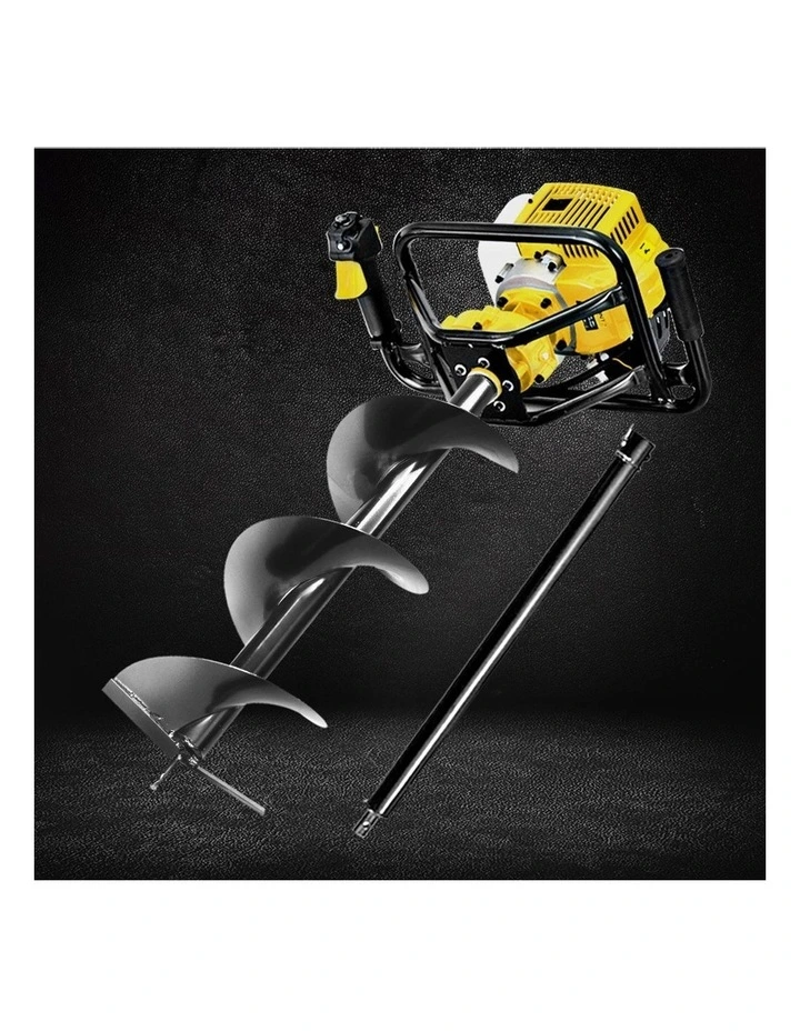 Giantz 92CC Post Hole Digger Petrol Auger Drill Borer Fence Earth Power