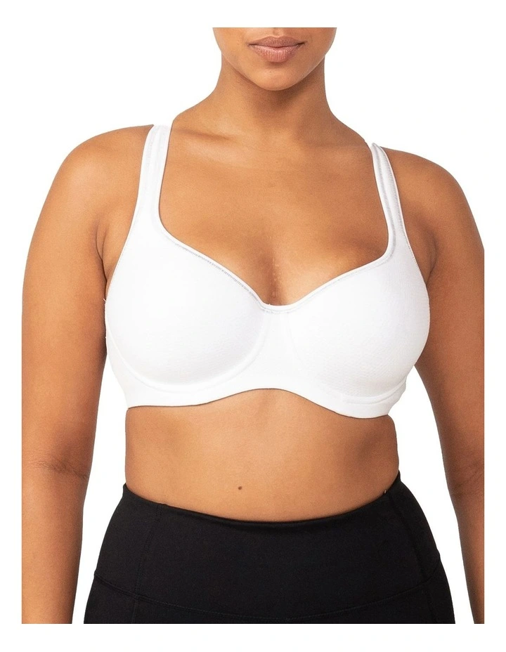 Triaction Racerback Sports Bra 2 Pack in White/Black