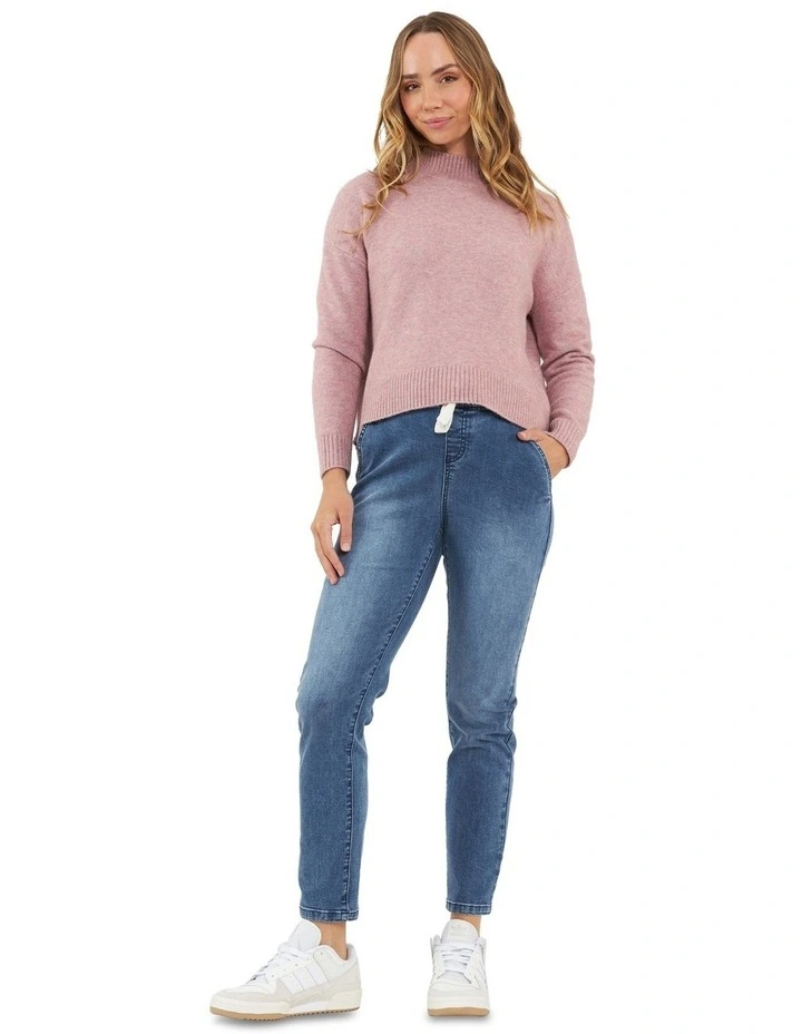 Denim Jogger in Blue
