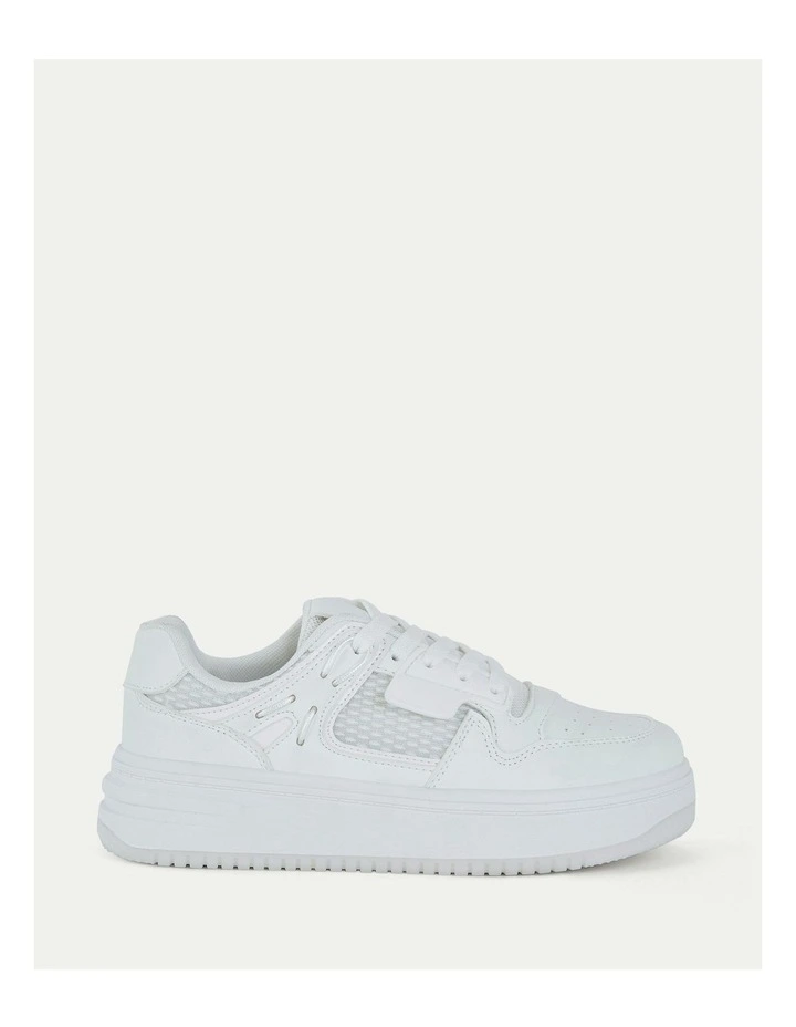 Caprese Platform Sneakers in White