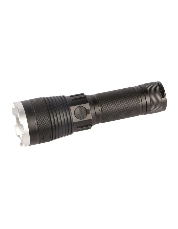 Rechargeable Flashlight 1200 High Lumens with 5 Modes in Black