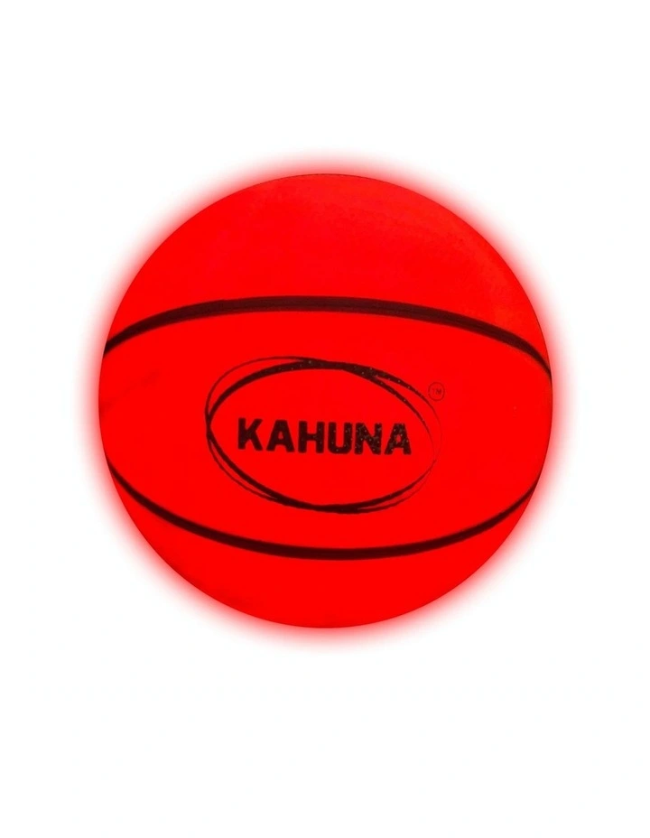 Kahuna Basketball L.E.D Glow Light Up Trampoline Ball