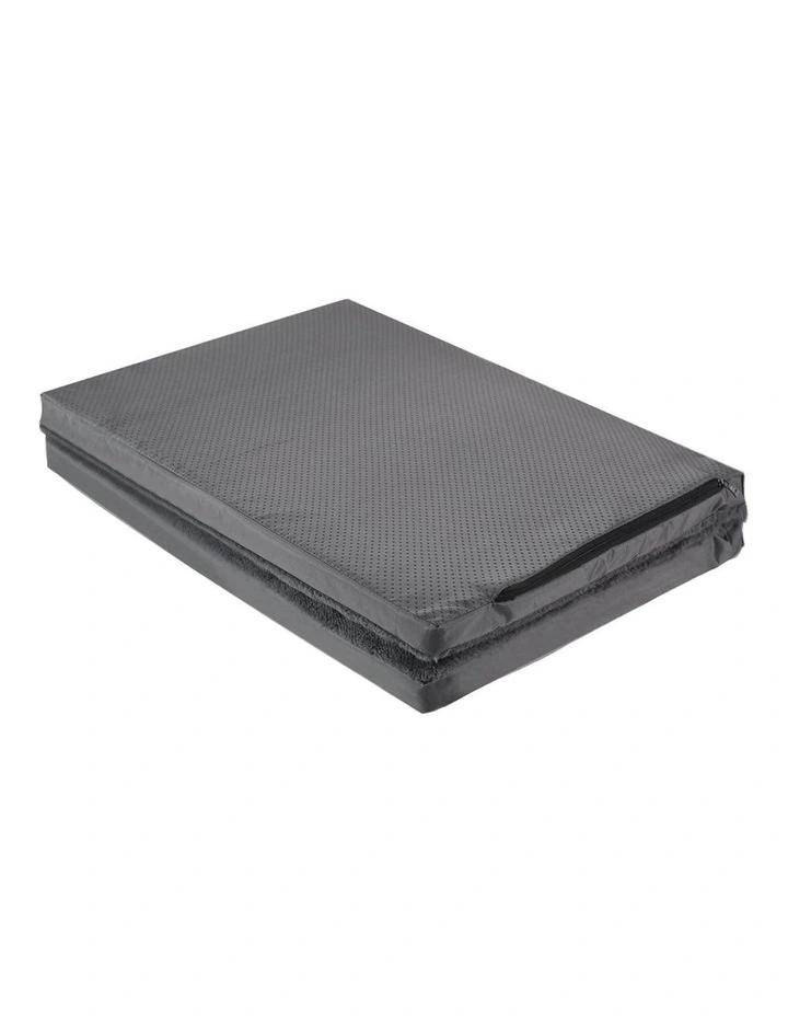 Soft Plush Foldable Pet Bed XXL in Grey