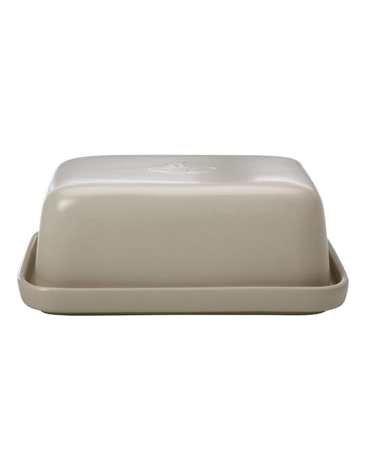 Moderna Butter Dish Gift Boxed in Taupe