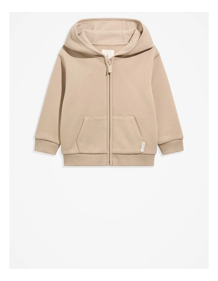 Soft Touch Sweat Top in Mushroom