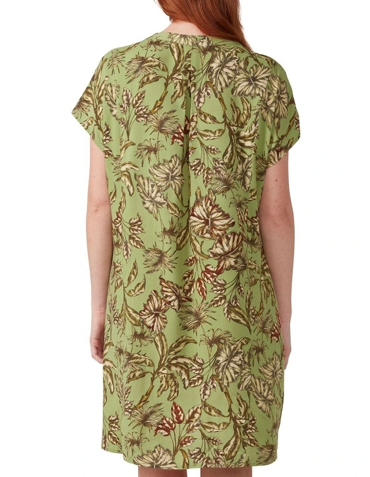 Palm Willow Dress in Green