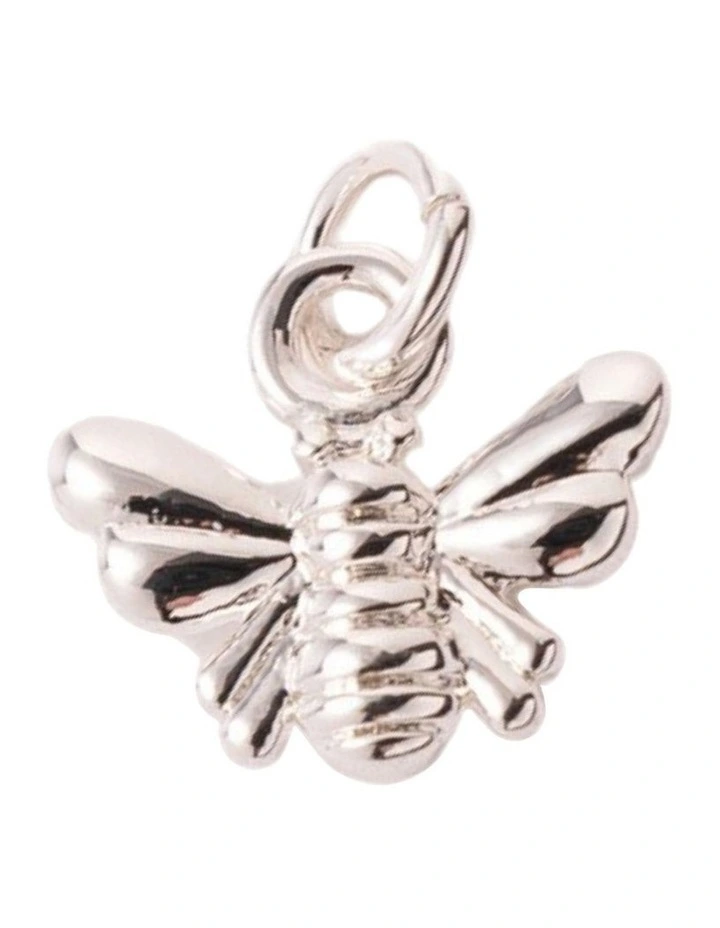Isadora Aurelia Bee Charm in Silver