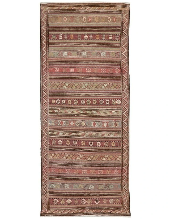 Kilim Hand Knotted Persian Glim Rug 355X150cm