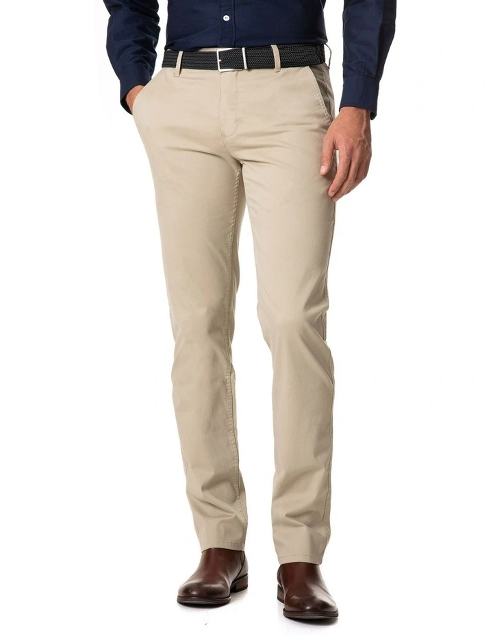 Thomas Road Chino Pant Long Leg in Stone