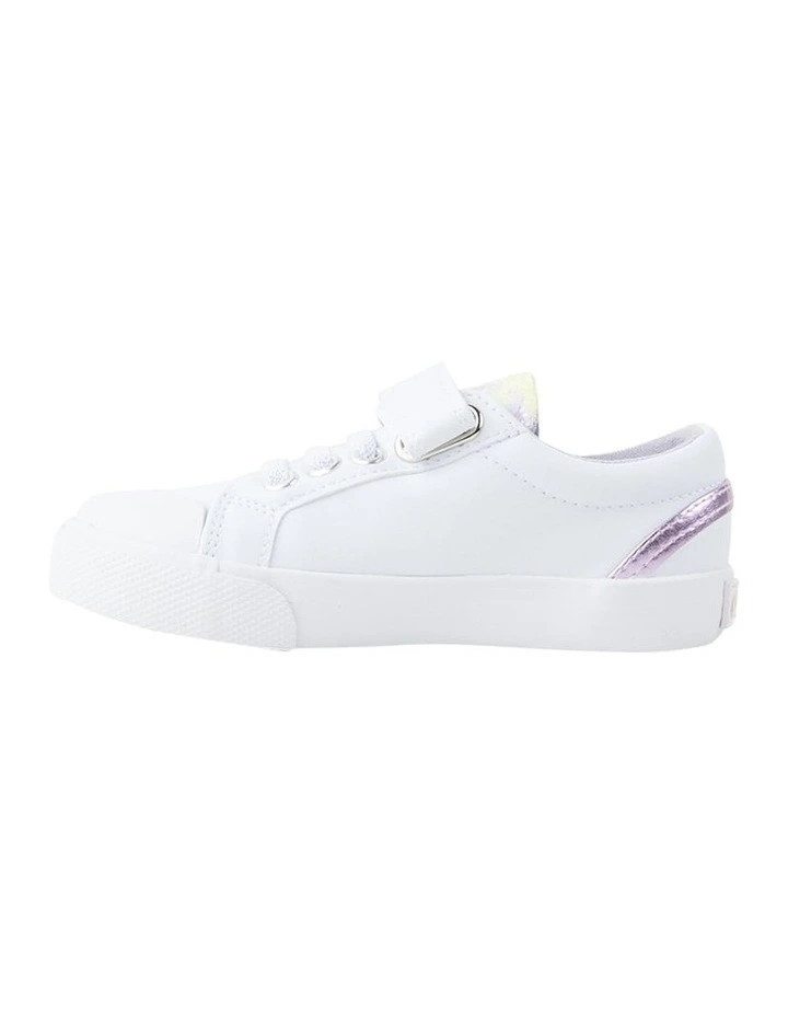 Maggie Glitter Sneakers in White