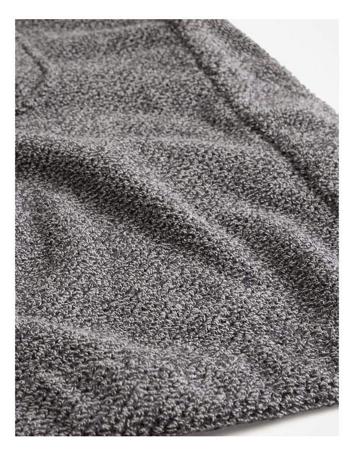 Calo Australian Cotton Bath Robe in Charcoal Marle