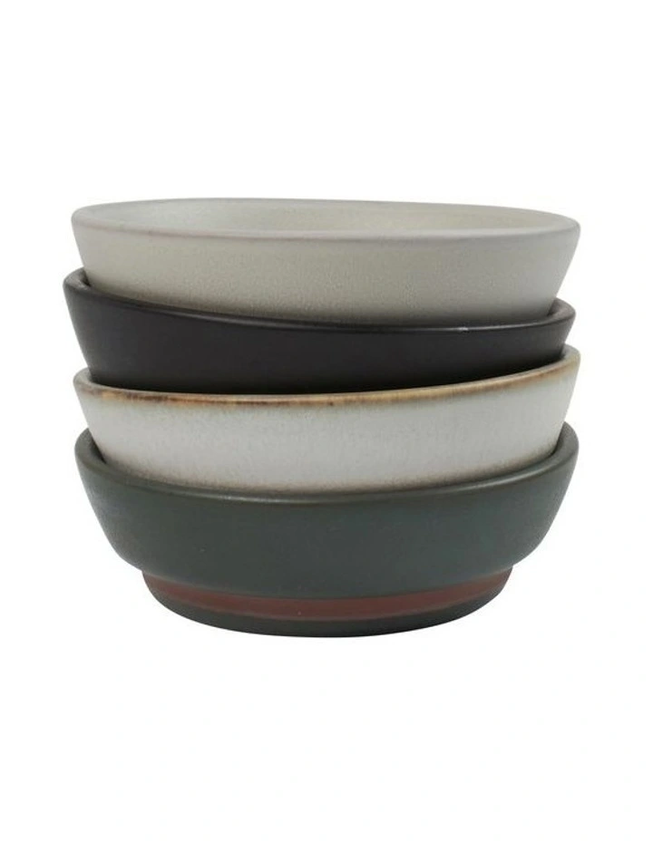 Shari Condiment Dish Set of 4 in Assorted