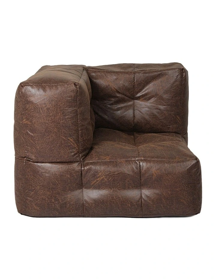 Indoor Bean Bag Chair Cover in Brown