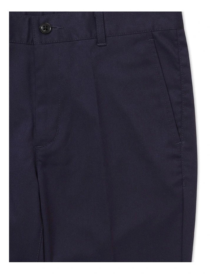 Youth Fit Plain Stretch Twill Suit Pant Ink