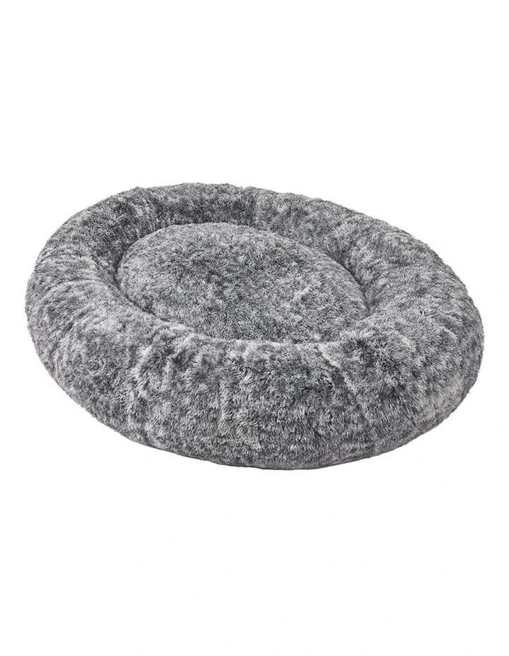 Human Size Pet Bed Calming Matress in Charcoal