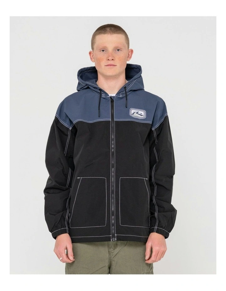 Core Division Hooded Jacket in Black
